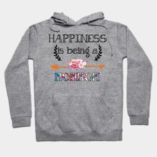 Happiness is being Mommom floral gift Hoodie